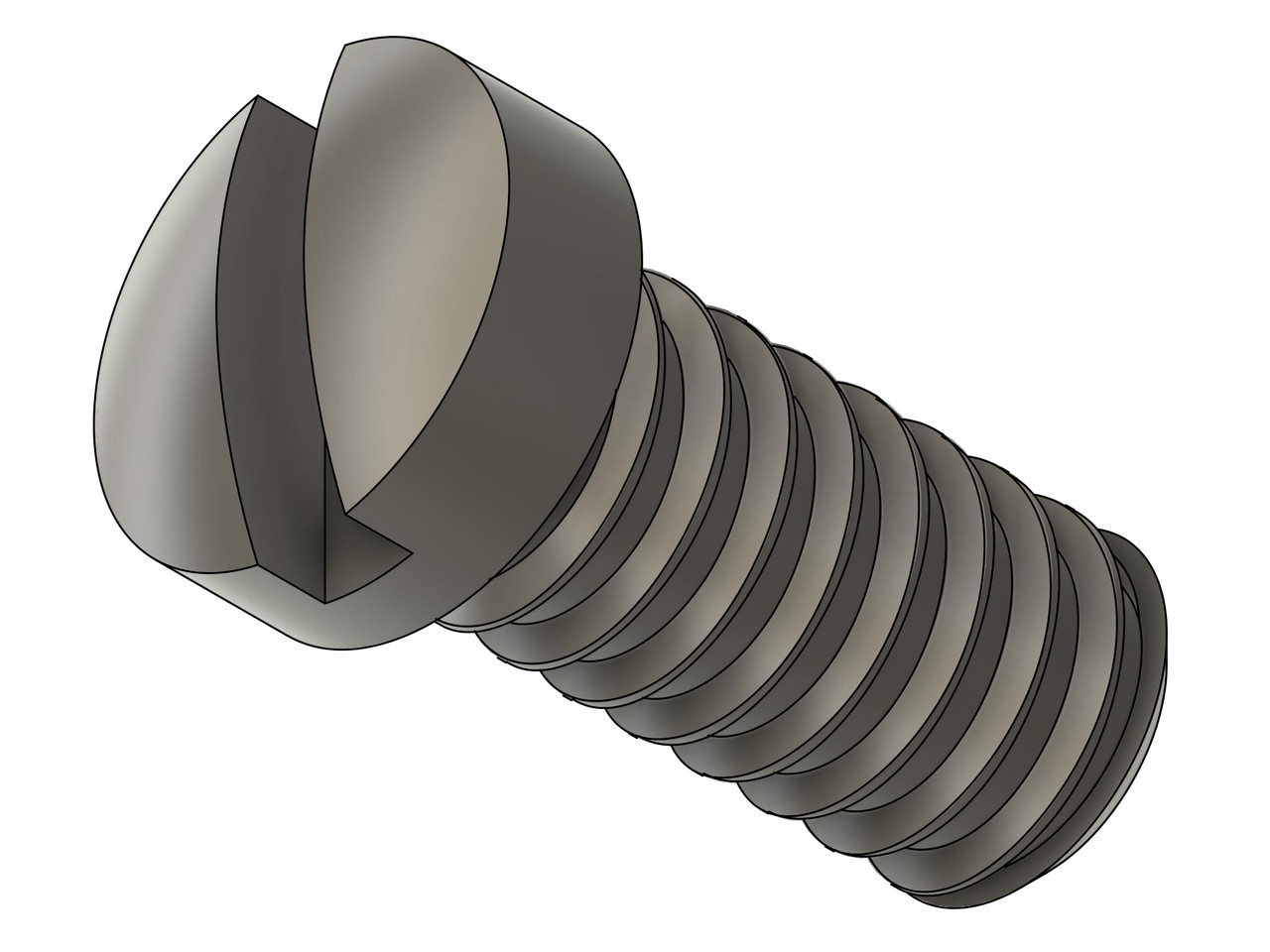 M1.4 x 2.8mm Machine Screw, Stainless Steel, 100 Count #11206