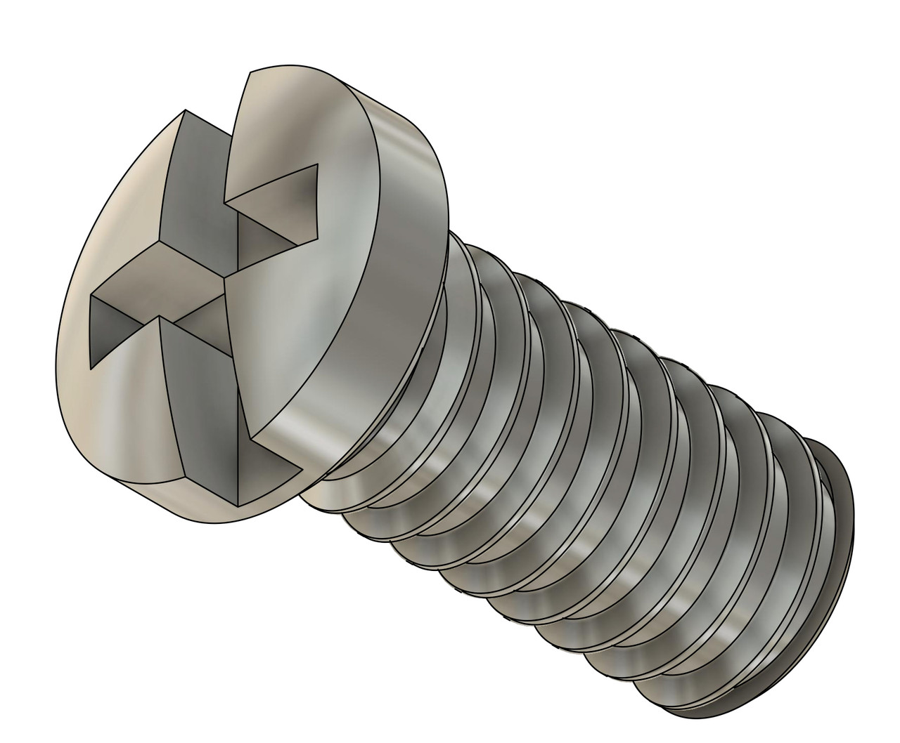 Thread M1.4 x Pitch .30mm
Length 2.7mm
Machine Screw Pan Head with Philips X-Slot Drive
Overall Length 3.5mm
Material Stainless Steel