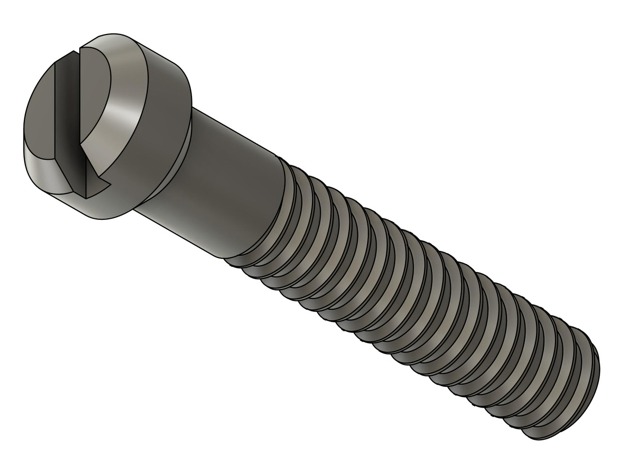 Machine Screw, Pan Head
Thread M1.4 (1.4UNM)
Pitch .30mm
Overall Length (OAL) 8.0mm
Head 2.0mm)
Stainless Steel, Finish Color "Silver"
Made on precision screw machines
Price is for 100 count package 