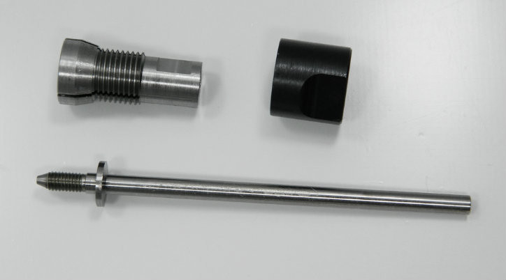 Holder for Roll Dies with 6.0mm outside housing diameter generally fitting thread sizes M.3 to M.7 3 Non-Adjustable die.
 