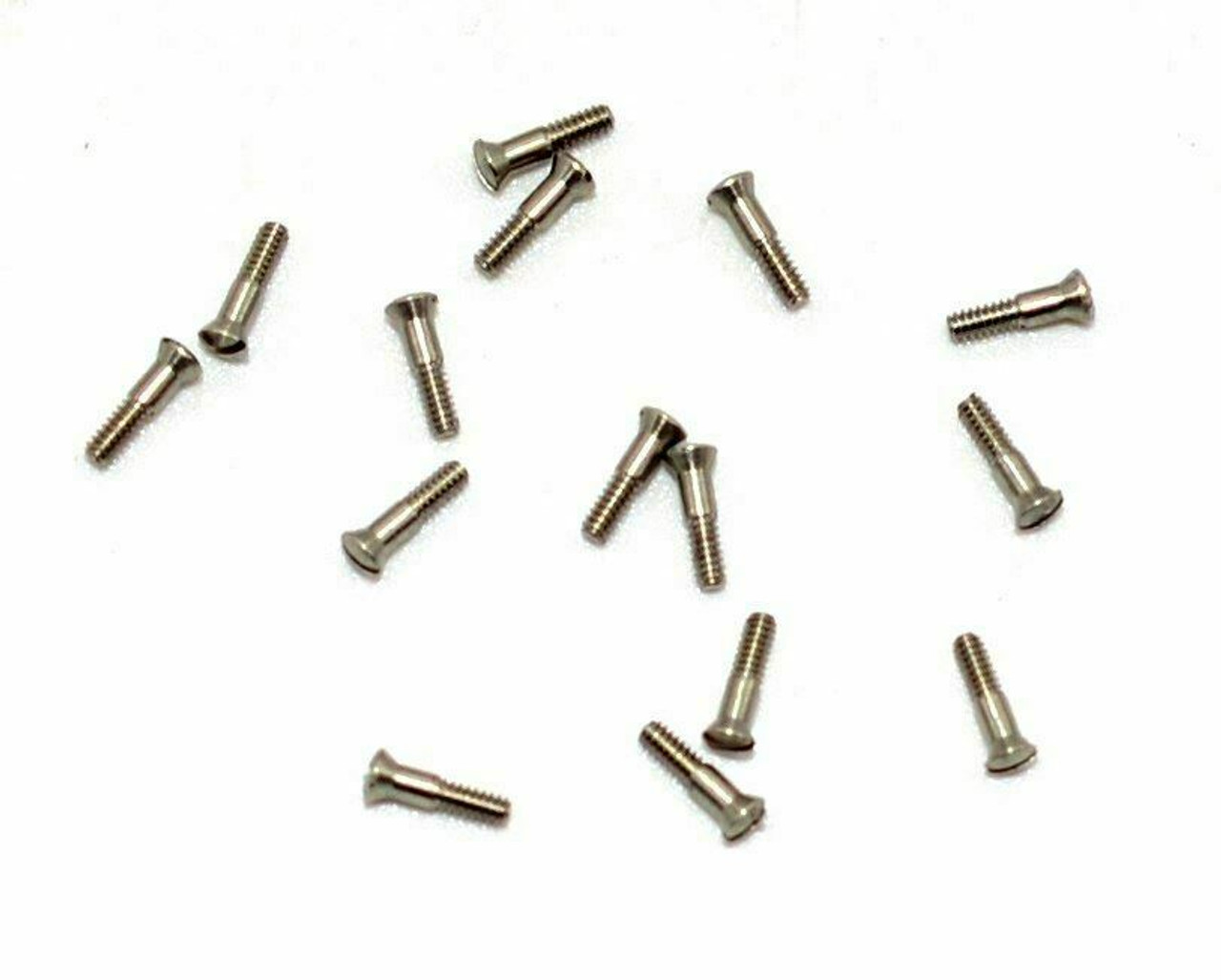 00-90 Screw Oval Head, 7/32", Nickel Silver, 100 Count #10105