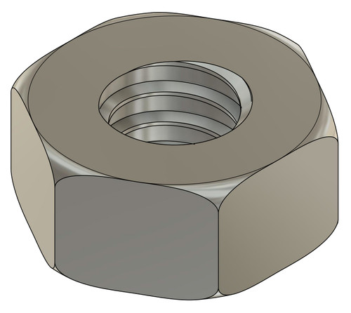 00-90 Hex Nut Stainless Steel 100 Count #10126
