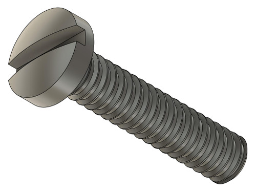 Machine Screw, Pan Head
Thread M1.4 (1.40UNM)
Pitch .30mm
Overall Length (OAL) 6.9mm
Threaded Length (Shank) 6.2mm
Head 2.5mm
Stainless Steel, Finish Color "Silver"
Made on precision screw machines.
This part is a modified NAS-722-140-250
Price is for 100 count package 