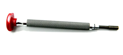 Designed for the miniature fasteners this basic aluminum handle comes with a 2.25mm hex nut wrench #29212. The hex wrench is for hex nuts that measure 2.25mm across the flats of the hex material or across the Star corners. Please note we also carry wrenches for 2.0mm and 2.5mm hex material. Our handles are assembled in Seattle all components are made in the US. Our business has been making them for over 25 years we have sold 10's of thousands.