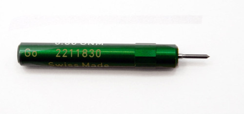 0.80UNM Plug Go Gage .20mm; UNM stands for â€œUnited National Miniatureâ€ the American Metric miniature Thread standard. Precision Thread Gage made of High Speed Steel then hardened. Picture is representative of part,  We have two pieces  in stock.  Brand is;" MiniTaps" made specifically for us in Switzerland.