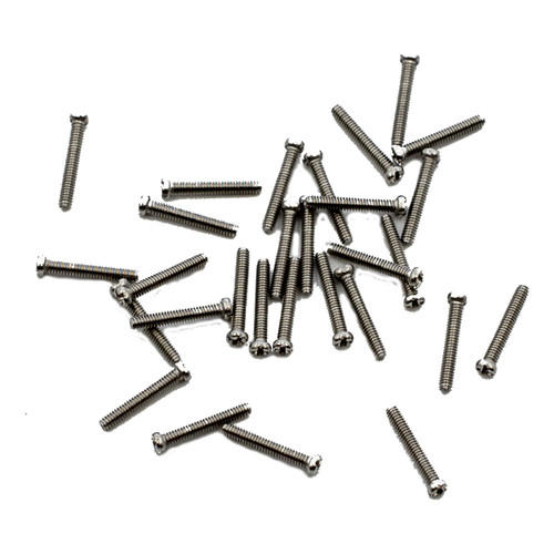 Pan Head Machine Screw
Philips X-Slot Drive
Thread M1.2 (1.20UNM)
Pitch .25mm
Threaded Length 8.0mm
Overall length 8.7mm
Head 2.0mm
Stainless Steel
Price is for 100 count package