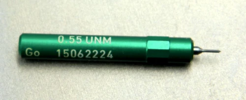 0.55UNM Thread Plug Go Gage HSS #32598
