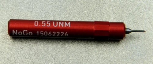 0.55UNM Thread Plug No-Go Gage, HSS #32599