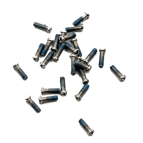 Machine Screw Pan Head with Philips X-Slot Drive
Thread M1.4 coated with thread lock, medium strength
Pitch .30mm
Threaded Length 4.3mm
Overall Length 5.0mm
Head 2.0mm
Stainless Steel
This item is available in three variations 1) #10330; Bare stainless steel, 2) #10330B; Stainless Steel dyed "Black" and 3) #10330C; stainless steel with coated thread. If not specified we send the screws with coated thread.

Price is for 100 count package with bulk pricing available.