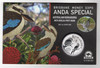 2023 ANDA Brisbane Money Expo Kookaburra 2023 1oz Silver Coin Brolga Privy