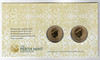 2019 Queen's Coronation coins on card
