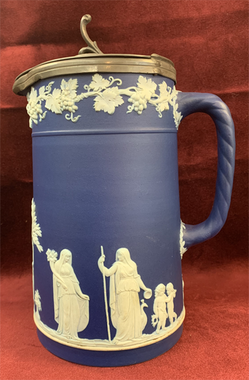 Wedgwood Large Water Jug Dark Blue