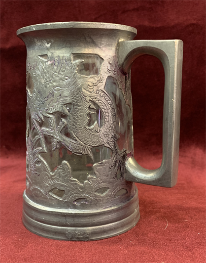 Chinese Pewter Tankard