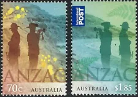2015 ASC 3288/89 ANZAC  Set of 2 Stamps