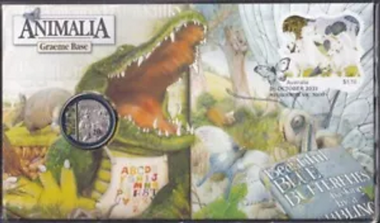 2021 Animalia PNC with a coloured 20c coin