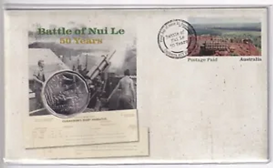 2021 Battle of Nui Le 50 Years PNC with 50c Coin