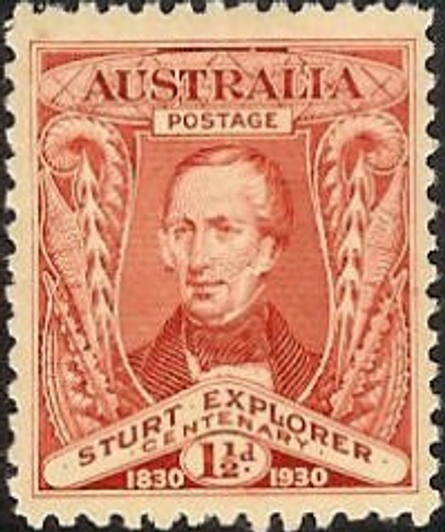 1930 ASC 131 1½d Sturt