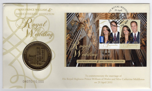 2011 Royal Wedding Medallion PNC