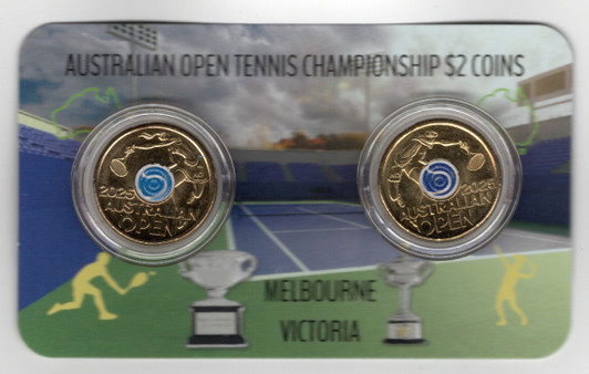 2025 Women's & Men's Australian Open $2 Coin Twin Pack