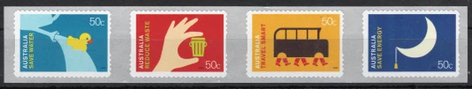 2008 ASC 2572a Living Green (peel and stick) Stamps
