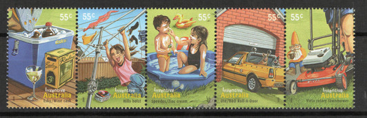 2009 ASC 2653ms Inventive Australia strip of stamps