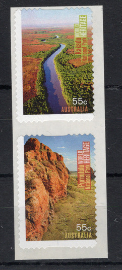 2010 ASC 2792a Australian World Heritage Sites peel and stick pair