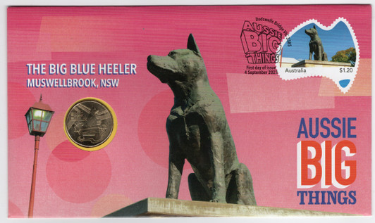 2023 Aussie Big Things, The Big Blue Heeler $1 PNC