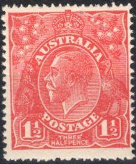 1924 ASC 85 No Wmk 1½d Red