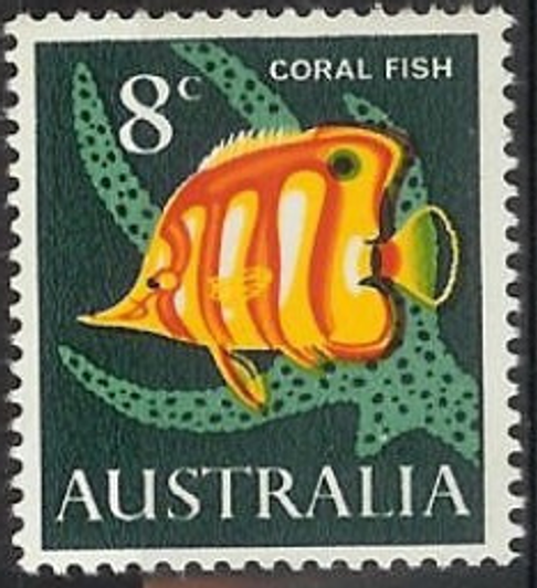 1966 ASC 427 8c Coral Fish