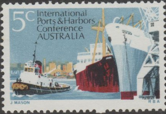 1969 ASC 474 5c Ports &amp; Harbours