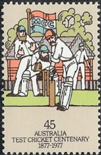 1977 ASC 689 45c Cricket