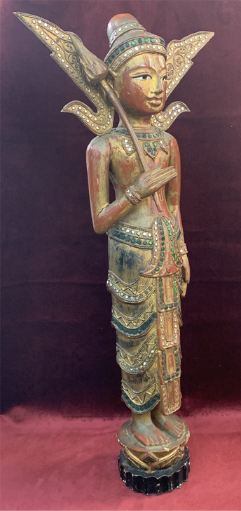 Thai Wooden Figure 1 of 2