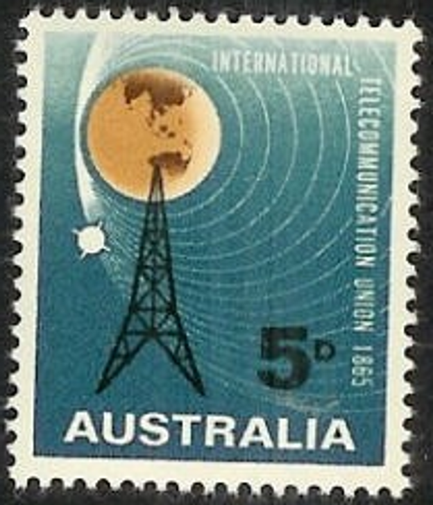 1965 ASC 410 5d Centenary ITU
