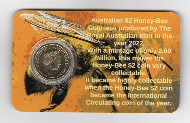 2022 Honey Bee $2 UNC Coin