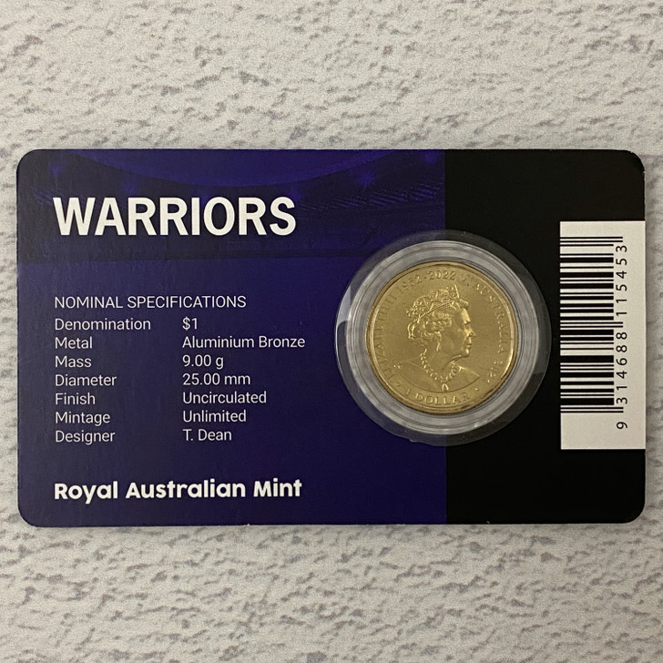2024 Warriors $1 Uncirculated Coin