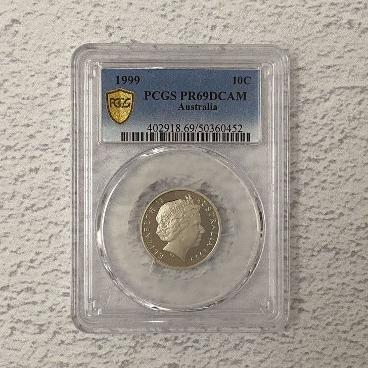 PCGS PR69DCAM 1999 Proof 10c Coin
