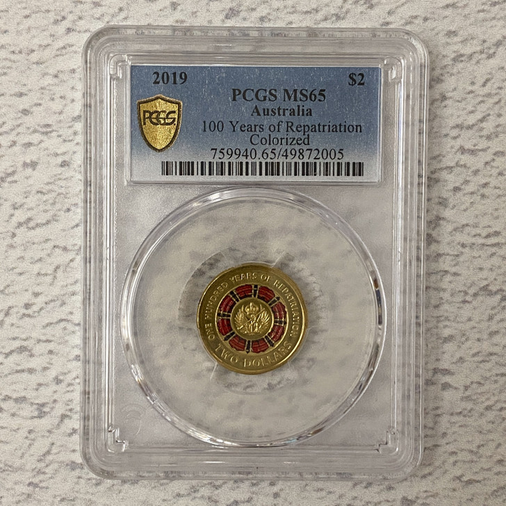 2019 PCGS MS65 100 Years of Repatriation $2 Coin