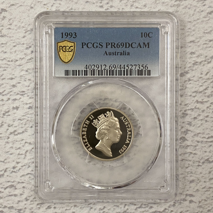 1993 PCGS PR69DCAM Proof 10c Coin