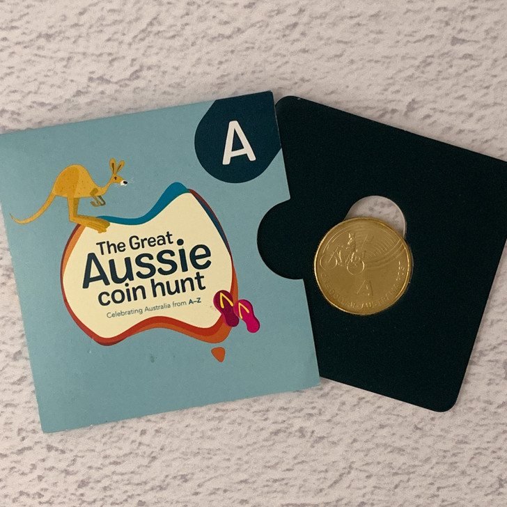 2019 Aussie Coin Hunt A for Australia Post $1 coin