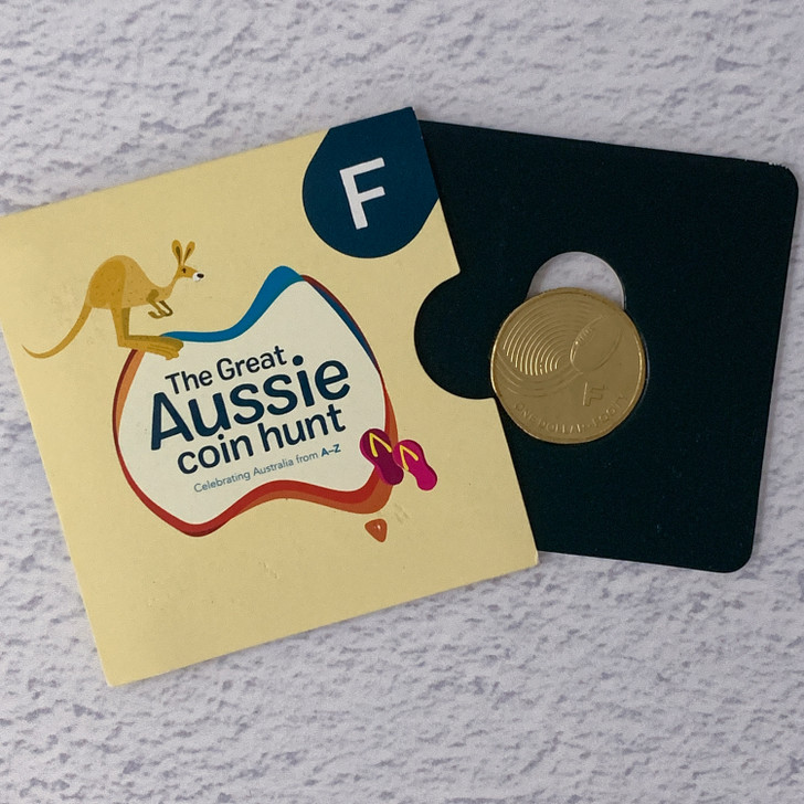 2019 The Great Aussie Coin Hunt - F for Footy $1 coin