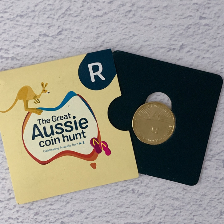 2019 The Great Aussie Coin Hunt - R for Royal Flying Doctor Service $1 coin
