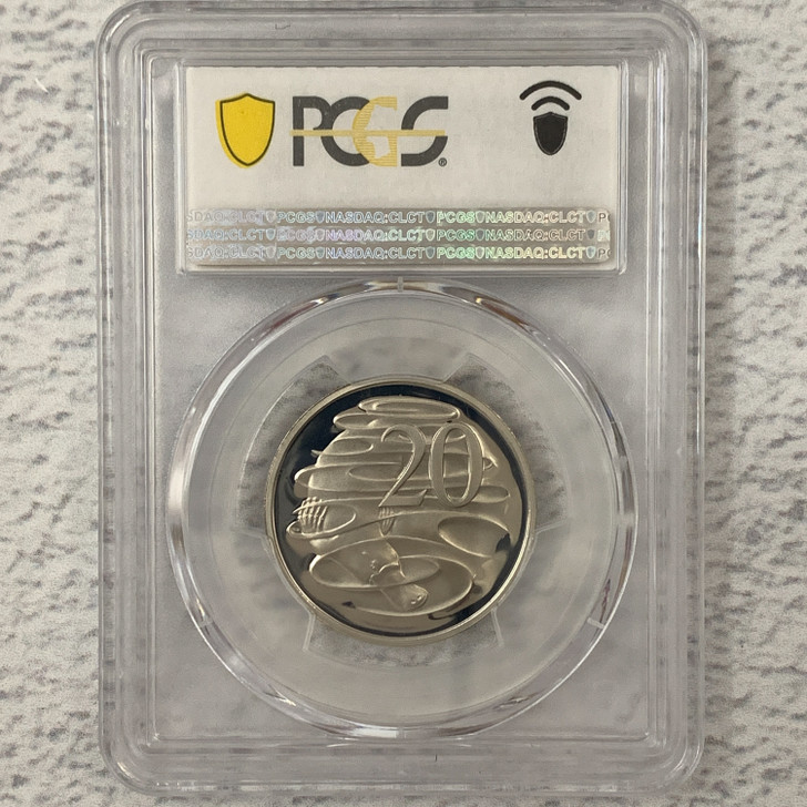 1987 PCGS PR68DCAM Proof 20c Coin