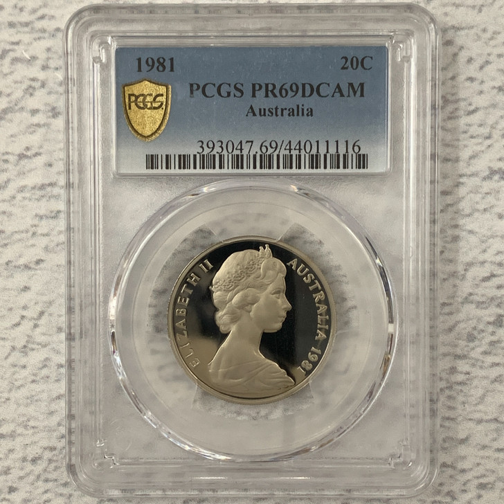 1981 PCGS PR69DCAM Proof 20c Coin