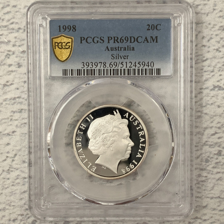 1992 PCGS PR70DCAM Silver Proof 20c Coin