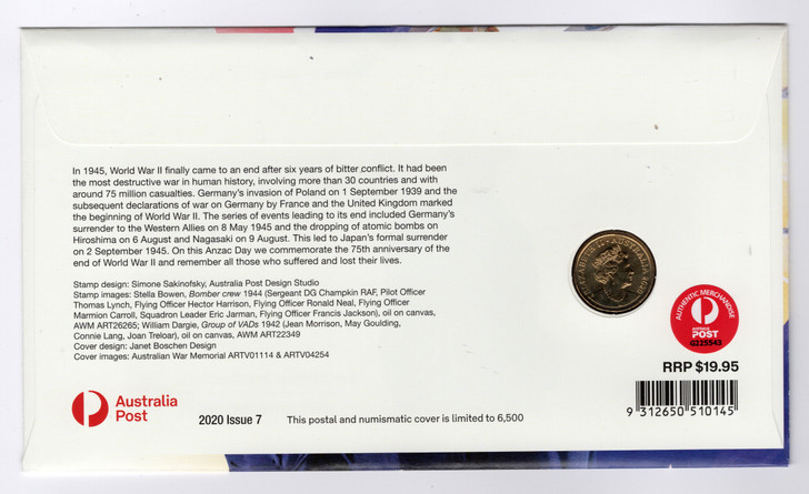 2020 75th Anniversary of the End of WWII PNC