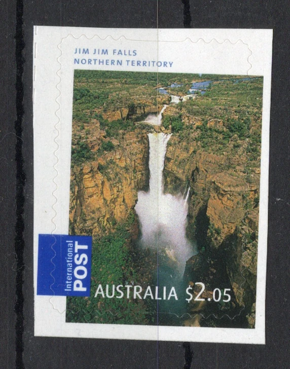 2008 ASC 2602a Waterfalls Australia (peel and stick) Stamp
