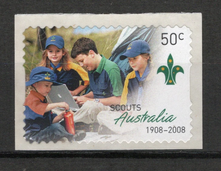 2008 ASC 2521a Scouting peel and stick stamp (1)