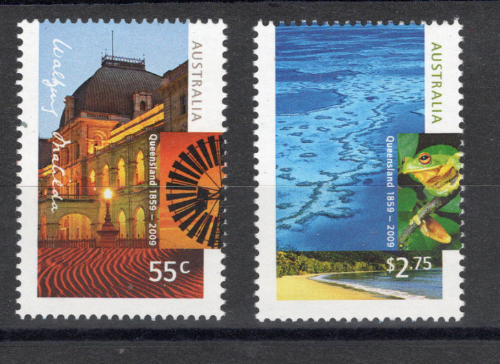 2009 ASC 2683b Queensland-150 Years Stamps (2)