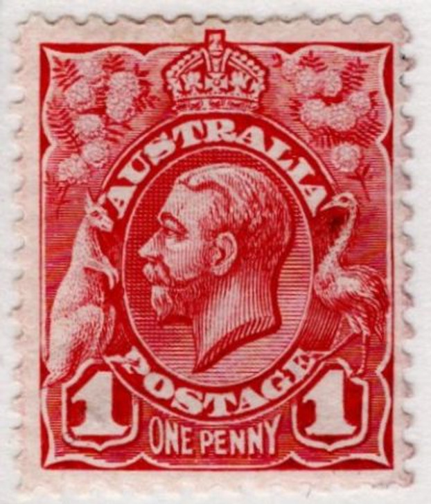 1913 ASC 54b 1d Red Engraved