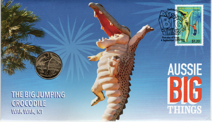 2023 Aussie Big Things, The Big Jumping Crocodile $1 PNC